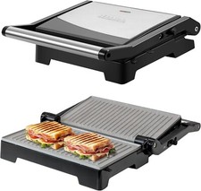 Panini Grill Press, 2 Slice Sandwich Panini Press & Toastie Maker Machine