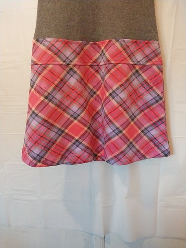 Lili Girls Size 10 Pink And Gray Plaid Short Sleeve Dress School Girl - Picture 11 of 11