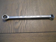 Proto No. 1130-L 5/8" x 9/16" Double Box End Wrench Made in USA, New