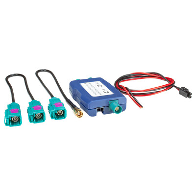 Fakra SMB Auto Radio DAB+ UKW Antennen Splitter Verstärker für aktiv passiv Ant.