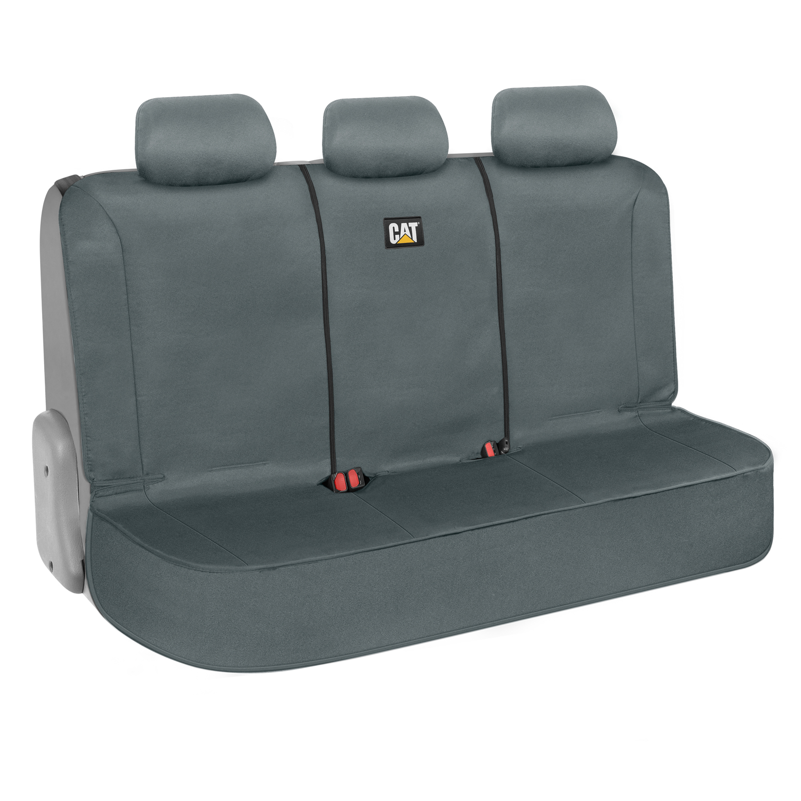 CAT Automotive Seat Cover for Rear Bench Seat Gray Universal Neoprene Protector