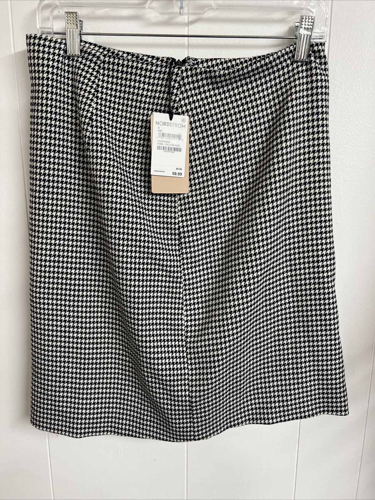 NWT Women’s Halogen Houndstooth Skirt Size Small