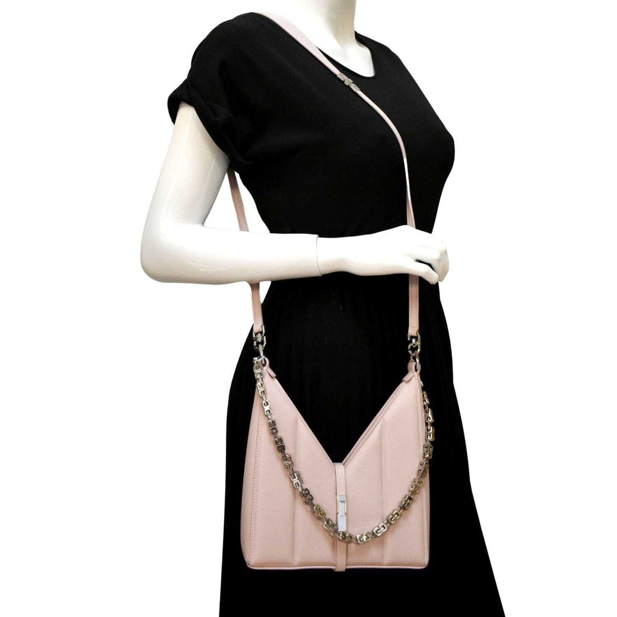 GIVENCHY Mini Cut Out Leather Shoulder Bag Pink | eBay