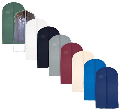 Hoesh Wasserdicht Herren Shirt Anzug Abdeckung Lang Reißverschluss Reiseaufbewahrung Kleidung Taschen