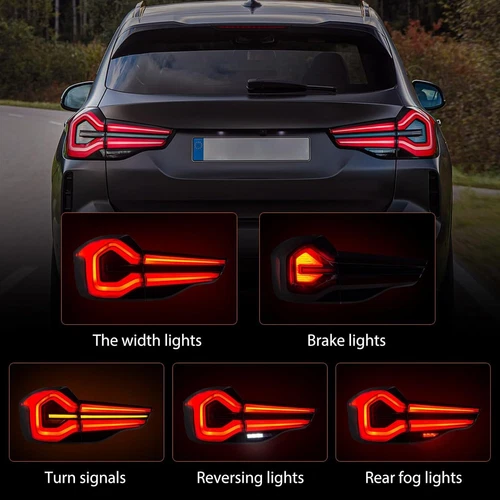 Pair For BMW X3 G01 IX3 G08 X3M F97 2018-2021 Facelift LCI Rear Light Assembly - Picture 14 of 18