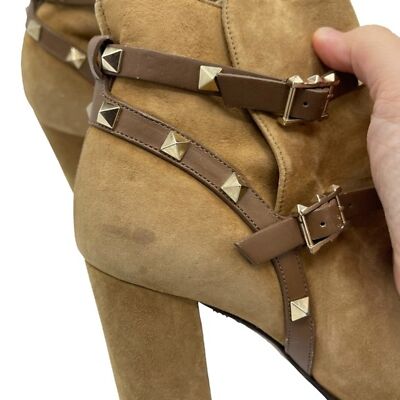 Valentino light brown Suede VLogo 60 suede loafer pumps in brown - Valentino Garavani  main image 2