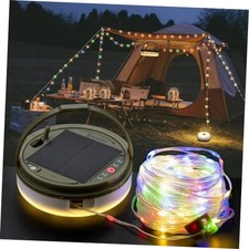 Solar Camping String Lights, 4 in 1 Camping String Lights 39.4Ft