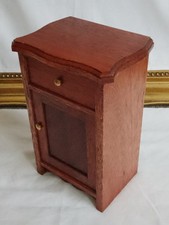 Vintage Wooden Expertly Handmade Miniature Cupboard  -Money Box - 21cm high