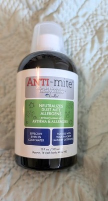 Live Pure Anti-Mite Laundry Additive.  12oz. New In Box
