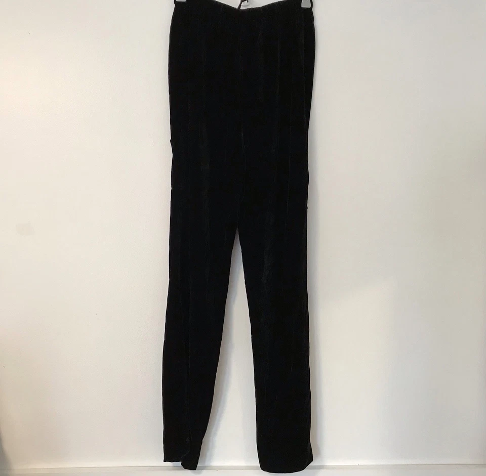 Pantalones de Terciopelo Negros April Cornell De Colección Talla XS Whimsigoth Witchy Grunge Foto 2 de 4