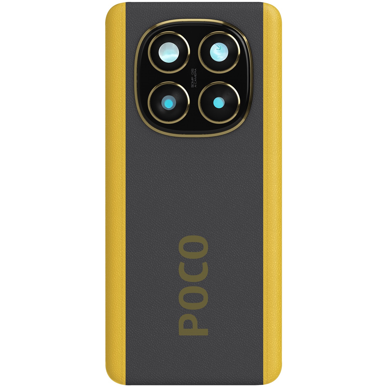 Vitre arrière Xiaomi Poco X7 noir cache batterie original de remplacement