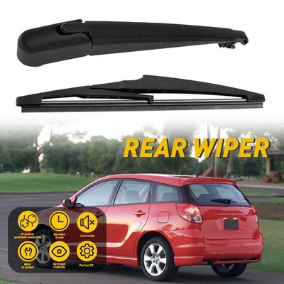 Black Car Windshield Rear Wiper Back Blade & ARM For Matrix Toyota 2003-2008 EB