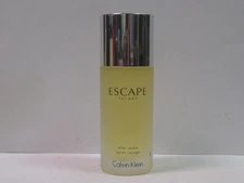 Escape by Calvin Klein For Men 3.4oz After Shave Pour Splash Older Version RARE