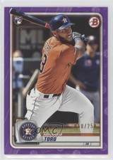 2020 Bowman Purple 10/250 Abraham Toro #23 0nr3