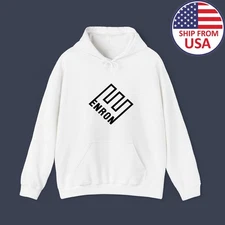 Enron Energy Corporation Men's White Size S to 3XL