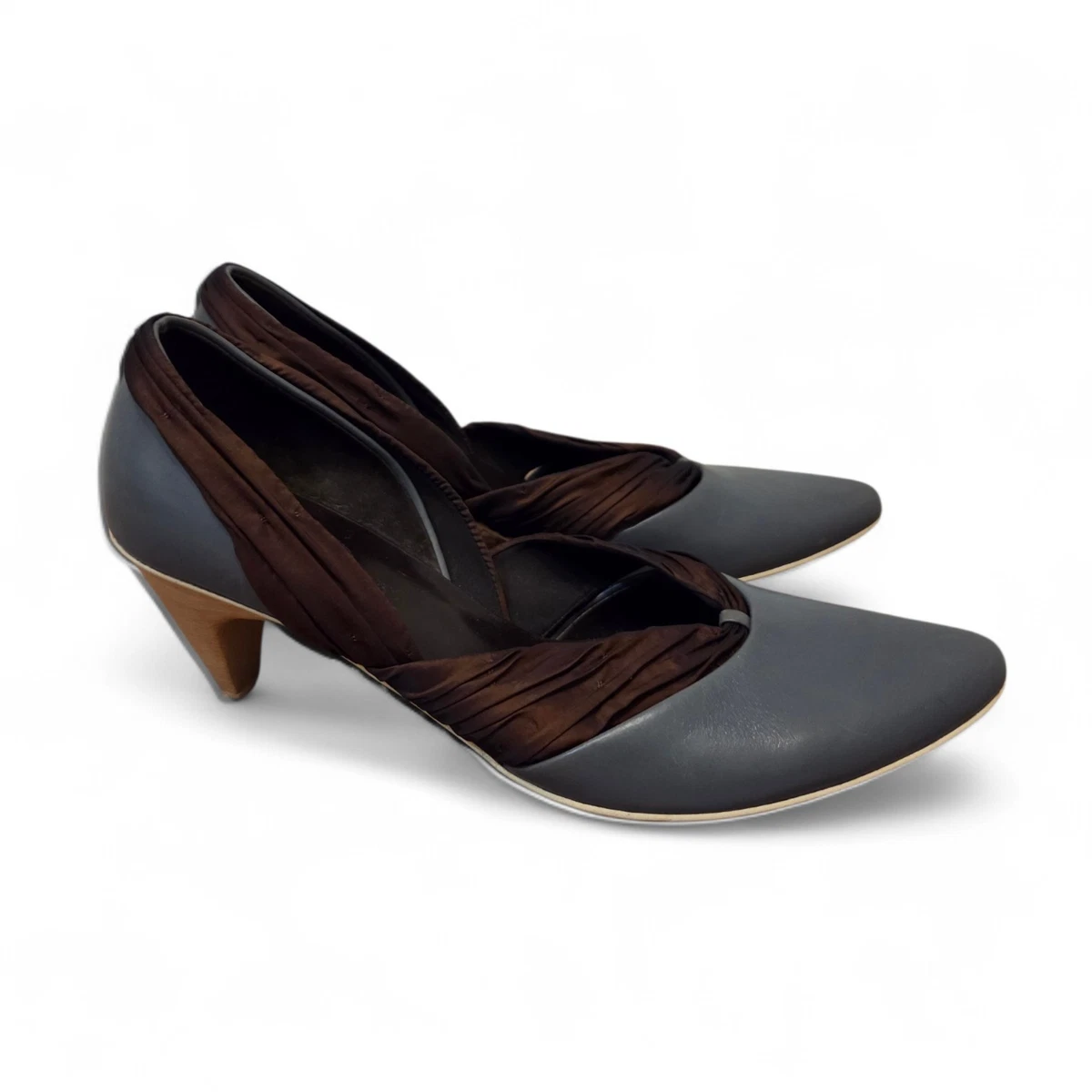 Escarpins Glory Chen En Cuir Tan - Taille 6M (US), Talons Kitten Heels - Occasion, Idéals Pour Le Bureau Ou Les Soirées - Style élégant Et Confortable