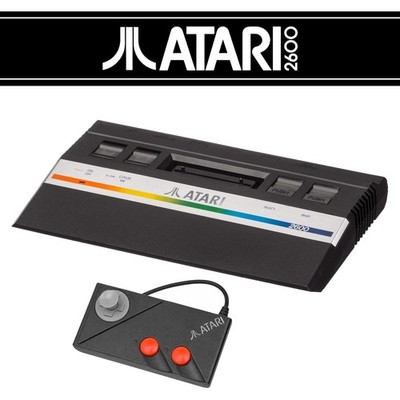 Atari 2600 Junior Jr. Konsole PAL + ORIGINAL Gamepad Controller VCS   