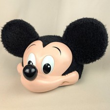 Vintage 1997 Disney Parks Mickey Mouse 3D Ears Mesh SnapBack Hat Cap Made USA