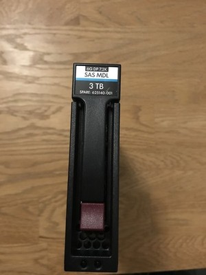 HP 3TB 7200rpm SAS 7 Stück