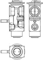 1X Mahle Ave 114 000P Expansionsventil Klimaanlage FüR Smart