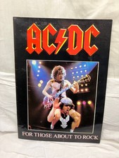 ACDC 'For Those About to Rock' UK Tour Concert Programme 1982 VGC