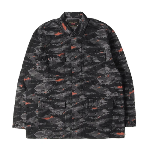 Veste Supreme Taille : L 23SS UNDERCOVER Cloutée Militaire EDR Noir Occasion BEEG 0