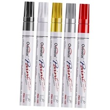 Paint Marker Pens - 5 Pack Permanent Oil Based Paint 1 Count Pack of 5 