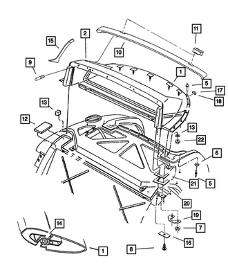 #ad Genuine Mopar Sport Bar Washer 4848128 $1.01