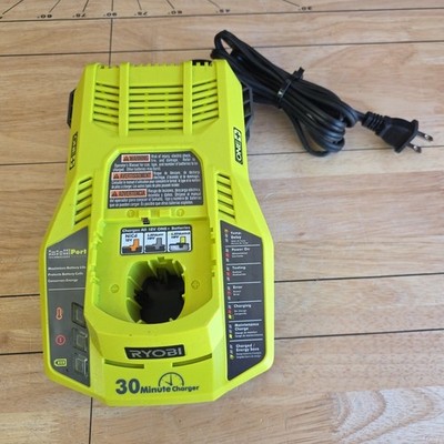 Ryobi P117 One+ 18v Li-Ion/NiCad Battery 30 Minute Fast Charger Tested