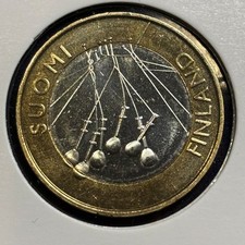 Finland 5€ 2010 Satakunta KM#156 Bimetal BU B2911