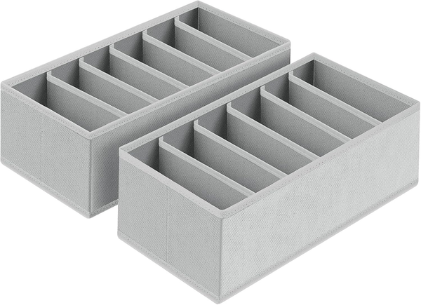 Homsorout Schubladen Organizer FüR UnterwäSche - 2Er Set Schrank Organizer FüR P-image