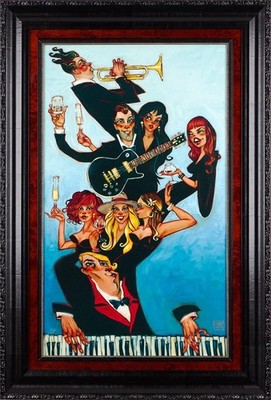 Schlüssel zum Königreich von Todd White. Gerahmt Signiert Limited Edition an Bord