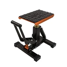  Dirt Bike Stand Hydraulic Aluminums Vertical Lift CNC, for Jack Stand Orange