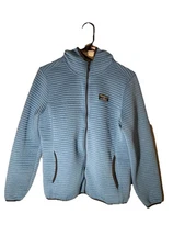 LL BEAN JACKET WOMEN’S MEDIUM REGULAR/AQUA COLOR/AIRLIGHT/HOODED/EASY CARE
