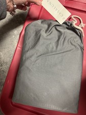 Casaluna King Fitted Sheet Dark Gray NEW in bag with drawstring and packing