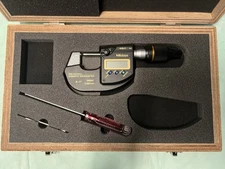 Mitutoyo 293-130-10 High Accuracy Digimatic Micrometer 0-1"  .000005"/0.0001mm