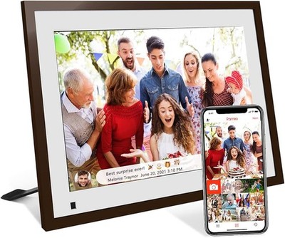 32GB Digitaler Bilderrahmen Uhale Fotorahmen 1280x800 IPS-Touchscreen-10,1 Zoll