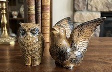 Vintage Otagiri OMC Ceramic Bird & Owl Figuri...