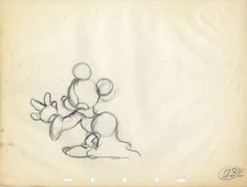 Original Production Drawing of Mickey Mouse from Fantasia (1940)