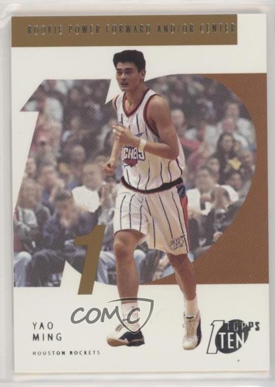 2002-03 Topps Ten Leader Board Yao Ming #141 Rookie RC HOF 0r4