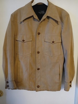 Vintage Brad Whitney -Carmel by the Sea- Mens Medium Brown Soft Suede jacket