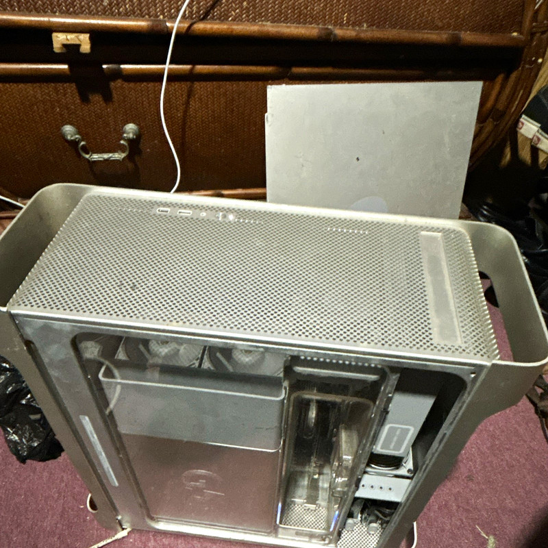 Apple Power Mac G5 Full Tower Aluminum Case Silver 2x3.5 2x5.25 USB FW (TESTED)