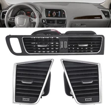 Front Dashboard Center AC Air Vent Grille Cover Bezel for Audi Q5 SQ5 2009-2017