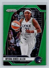 2024 Panini Prizm WNBA #20 Myisha Hines-Allen Green Prizms