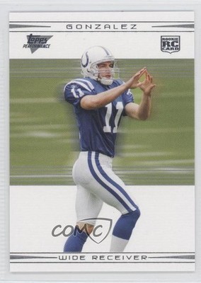 2007 Topps Performance Silver 21/50 Anthony Gonzalez #139 Rookie RC 0f3