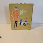 Vintage Ken Doll Yellow Vinyl Carrying Case 1962 Barbie Toy Mattel 1960s