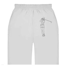 'Female Golfer' Adult Sweatpants / Joggers (JO035280)
