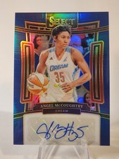 2024 Panini Select WNBA - Angel McCoughtry Signatures Auto Blue Prizm /49
