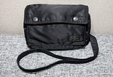 Borsa a tracolla PORTER Tanker in nylon nero a 2 vie marsupio Yoshida Japan u...