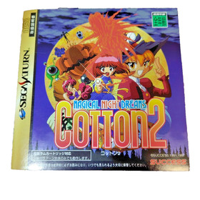 Cotton 2 Magical Night Dreams Sega Saturn SS Game Japanese Import